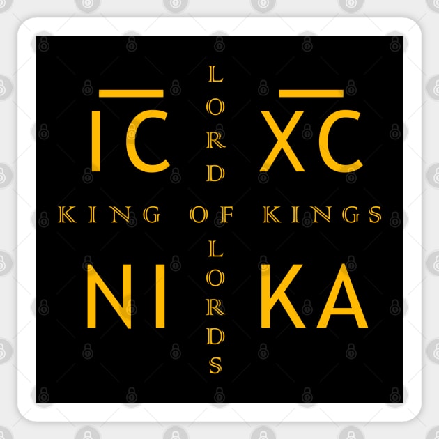 IC XC NIKA (King of Kings, Lord of Lords) Sticker by NovelKind